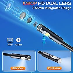 GOLDEGGS Dual Lens Borescope,4.3”Industrial