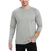 Cavva Mens Thermal Long Sleeve Shirts Base Layer Midweight Fleece Lined Undershirt Warm Athletic Workout Tops