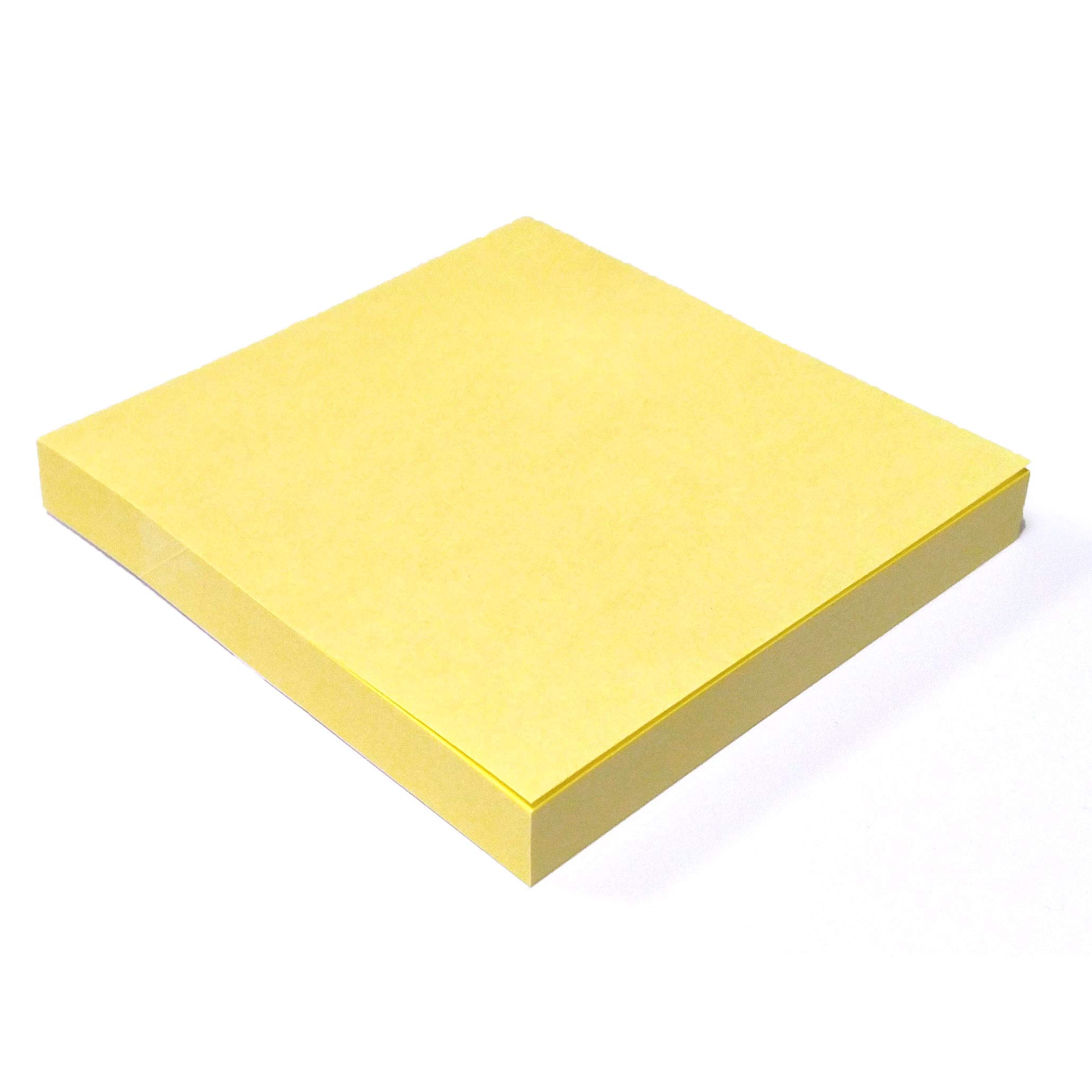 Evergreen Goods 12 Pads Pastel Yellow Sticky Notes 76x76mm (3" X 3") 100 Sheets Per Pad, Memo Pads, Removable Self-Sticking Notes for Note Pad Taking, to Do Lists & Reminders for All Occasions