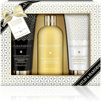 Baylis & Harding Sweet Mandarin Grapefruit Bathing Essentials Trio Gift Set