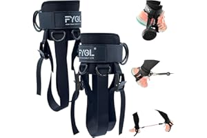 FYGL Ankle-Straps-for-Cable-Machines, Ankle-Bands-for-Working-Out, Dumbbell-Foot-Attachment for Home Gym Booty Workouts