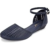 MaxMuxun Sandals for women 2026 Closed Toe Flats Roman Ankle Strap Cage Comfortable Summer Beach Dressy Shoes