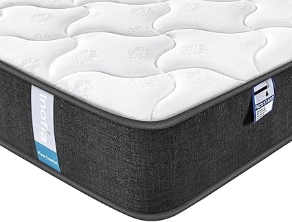 Inofia Matratze Atmungsaktive Stoffmatratze Mit Taschenfedern 7 Zonen Unterstutzungssystem 22 1 Cm Tiefe 100 Nachtstests Ohne Risiko 150 X 200 X 22 Cm Amazon De Kuche Haushalt