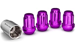 White Knight 40700SPPT Purple Wheel Lock, 4 Pack