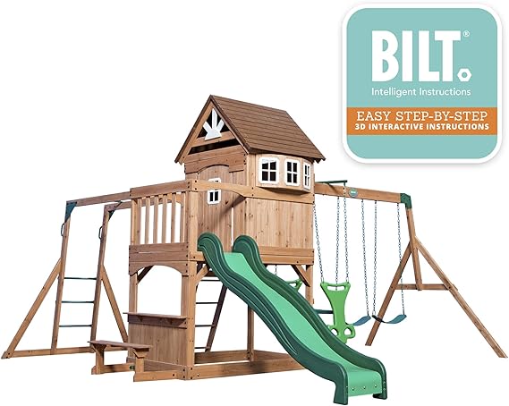 speedy slide swing set