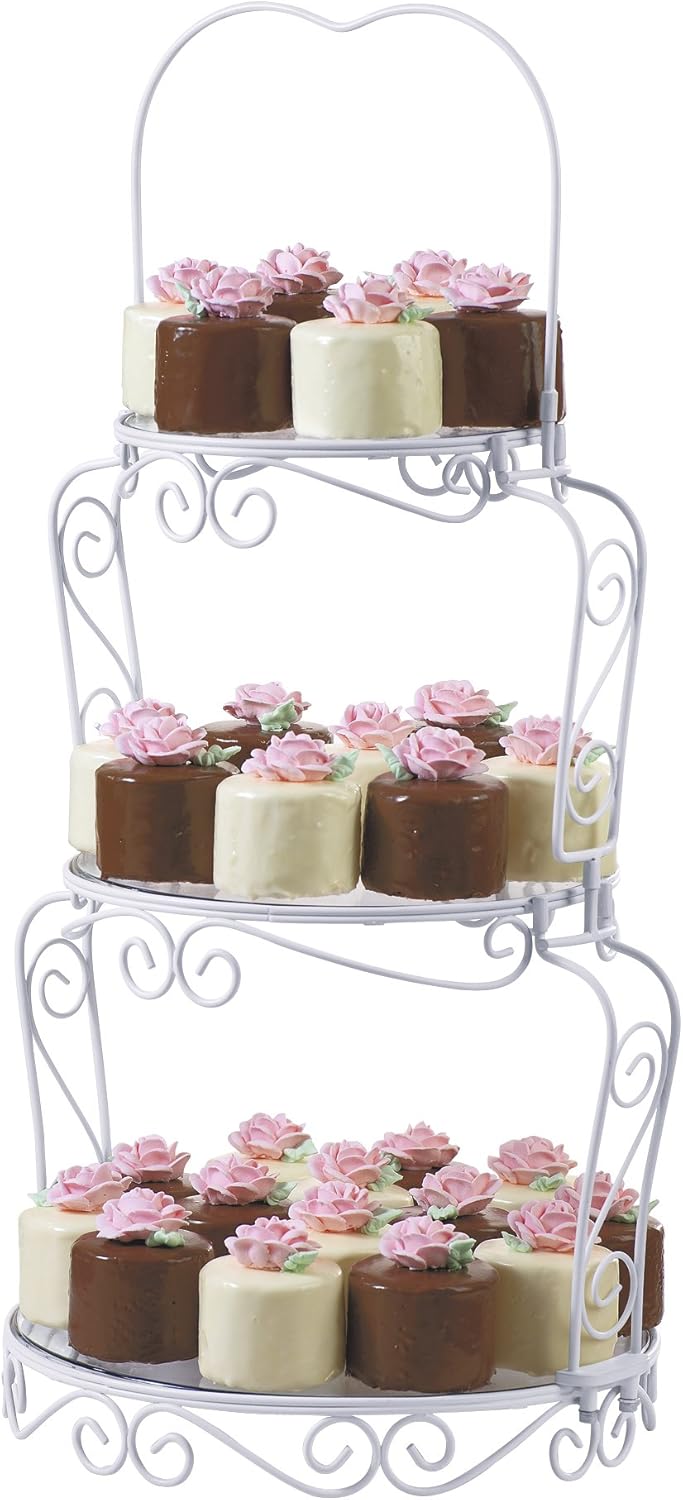  | Wilton Graceful Tiers 3-Tier Cake Stand: Cake Carriers: Cake Stands