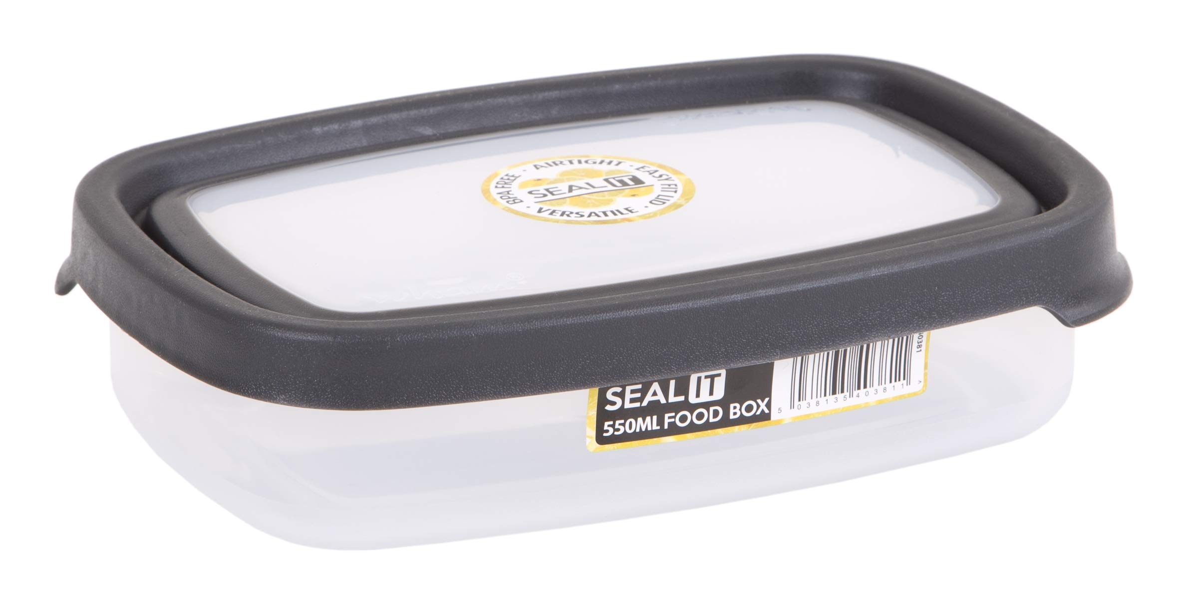 Wham 55ml Frosted Grey Polypropylene Storage Box