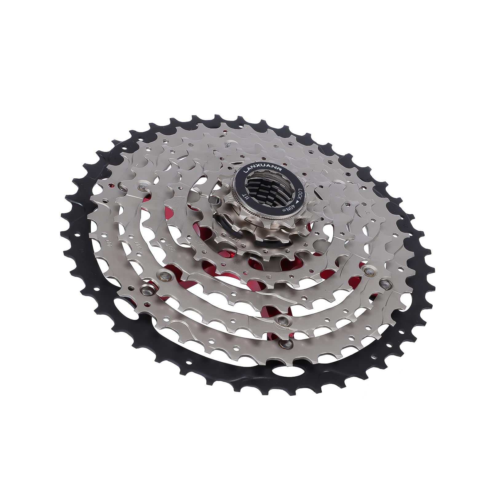 LANXUANR 8 Speed Mountain Bicycle Cassette Fit for MTB Bike, Road Bicycle，Super Light (11-46T)