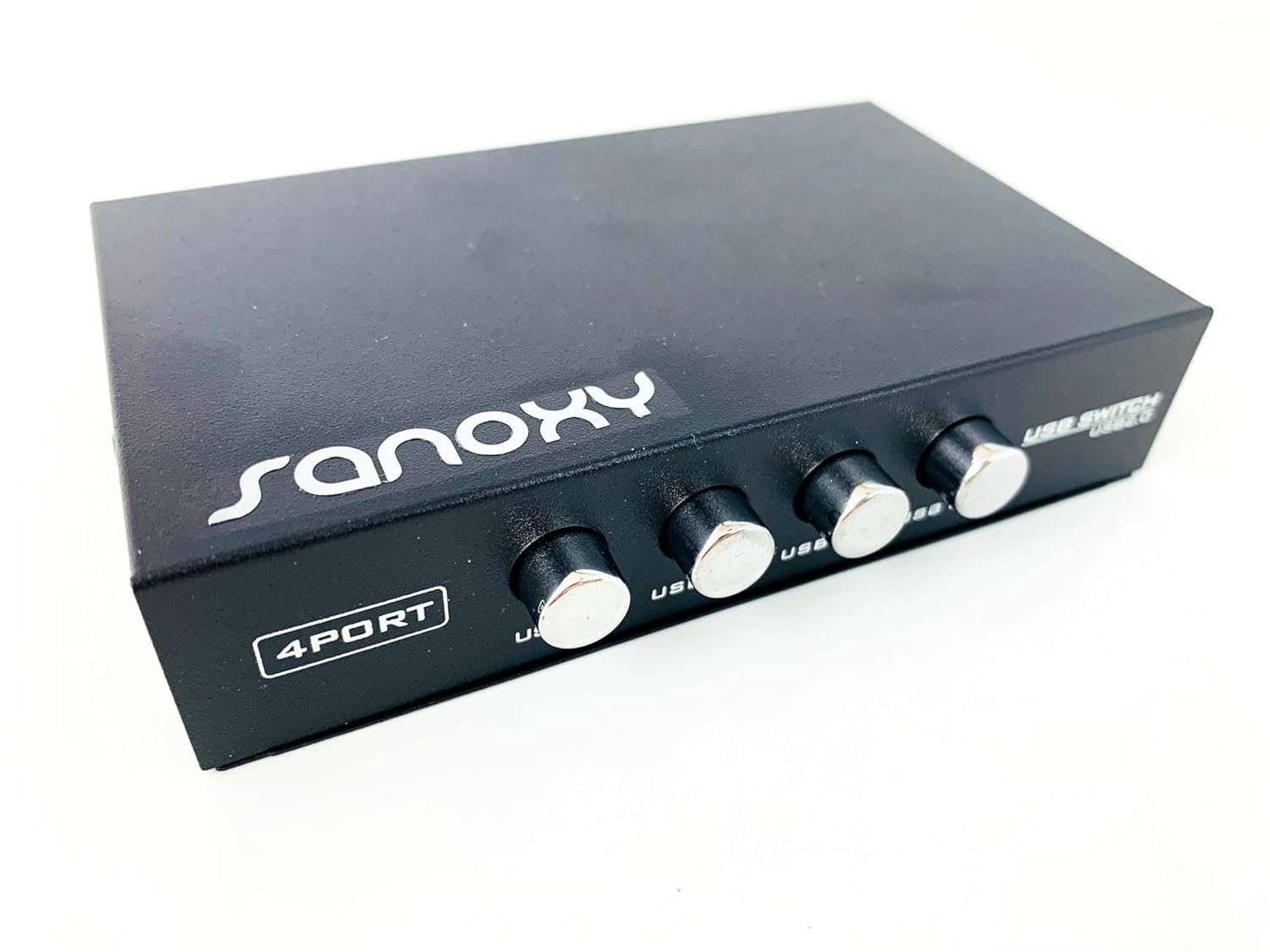 Sanoxy Rj45 Network 1 Input 4 Output 8p8c Manual Sharing Switch