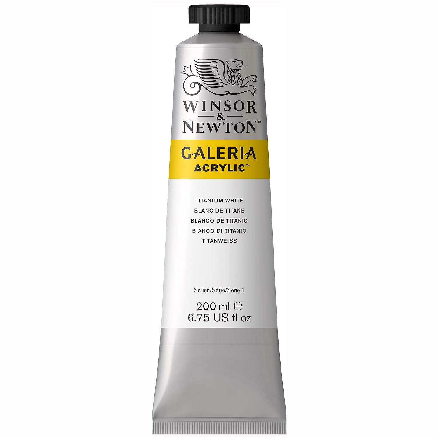 Winsor & Newton Galeria Acrylic - 200ml Titanium White, 200 ml (Pack of 1)