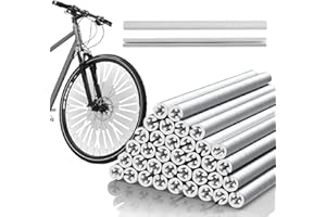 Bike Spoke Reflectors, Bicycle Wheel Spoke Reflectors, 360° Visibility Reflectors for Bicycle, Easy Assembly(36 Pcs, Grey)