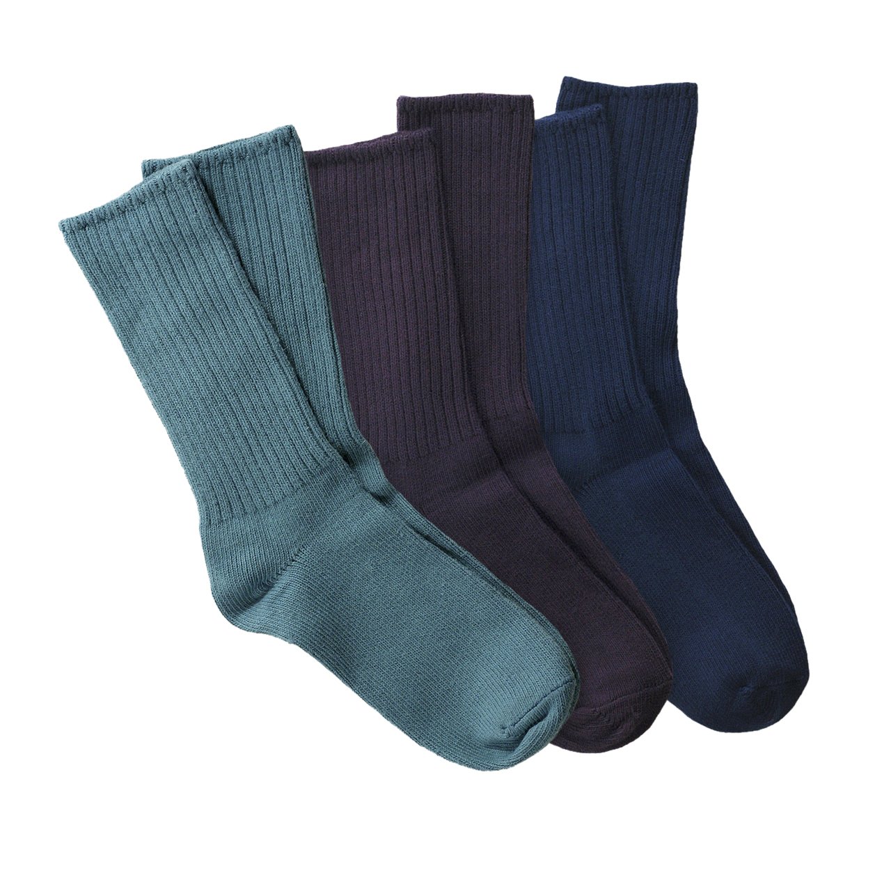 Maggie's Organic Cotton Crew Sock Tripack Amazon.ca Clothing