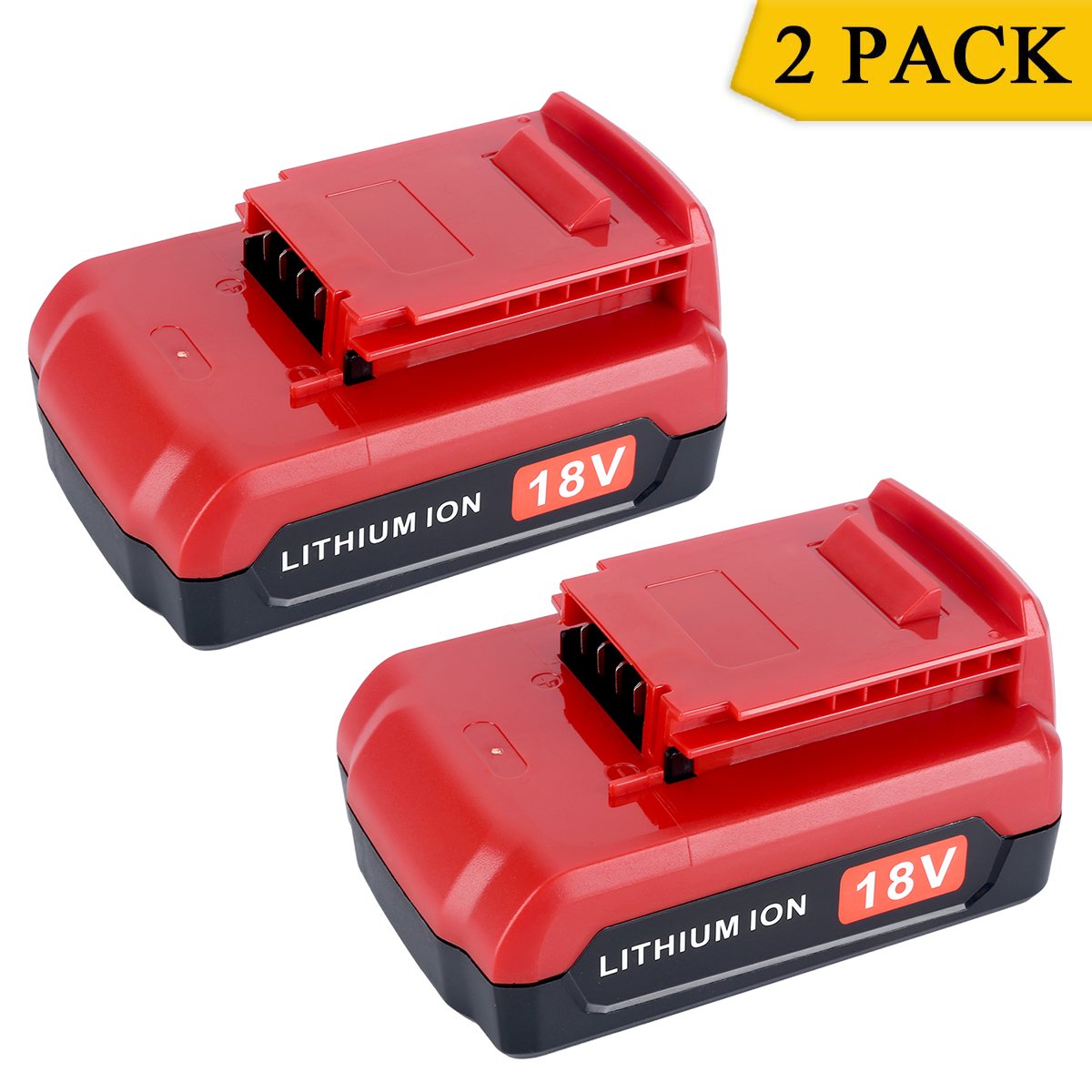 2 Pack 2.0Ah 18V Lithium Ion Battery for All Porter Cable 18Volt