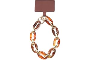 Cosace Phone Charm Acrylic Phone Chain for Women Phone Charms Strap Phone Wristlet Phone Wrist Lanyard Phone Accessories Charm Phone Wrist Strap Cute for Women