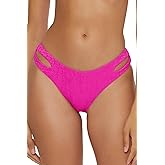 BECCA Luminous Hipster Bikini Bottom, Cheeky Coverage, Swimwear Separates for Women