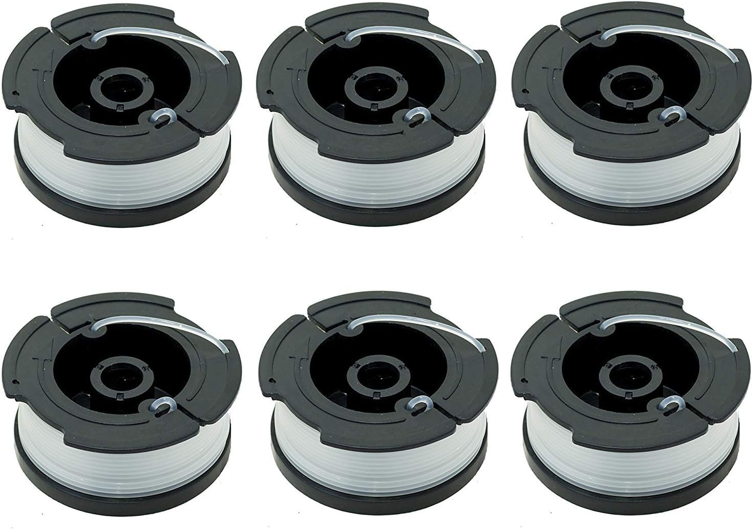 LBK 0.065" Spool for BLACK+DECKER String Trimmers ( Replacement Autofeed Spool) , compatible with BLACK+DECKER AF-100 , 6-Pack