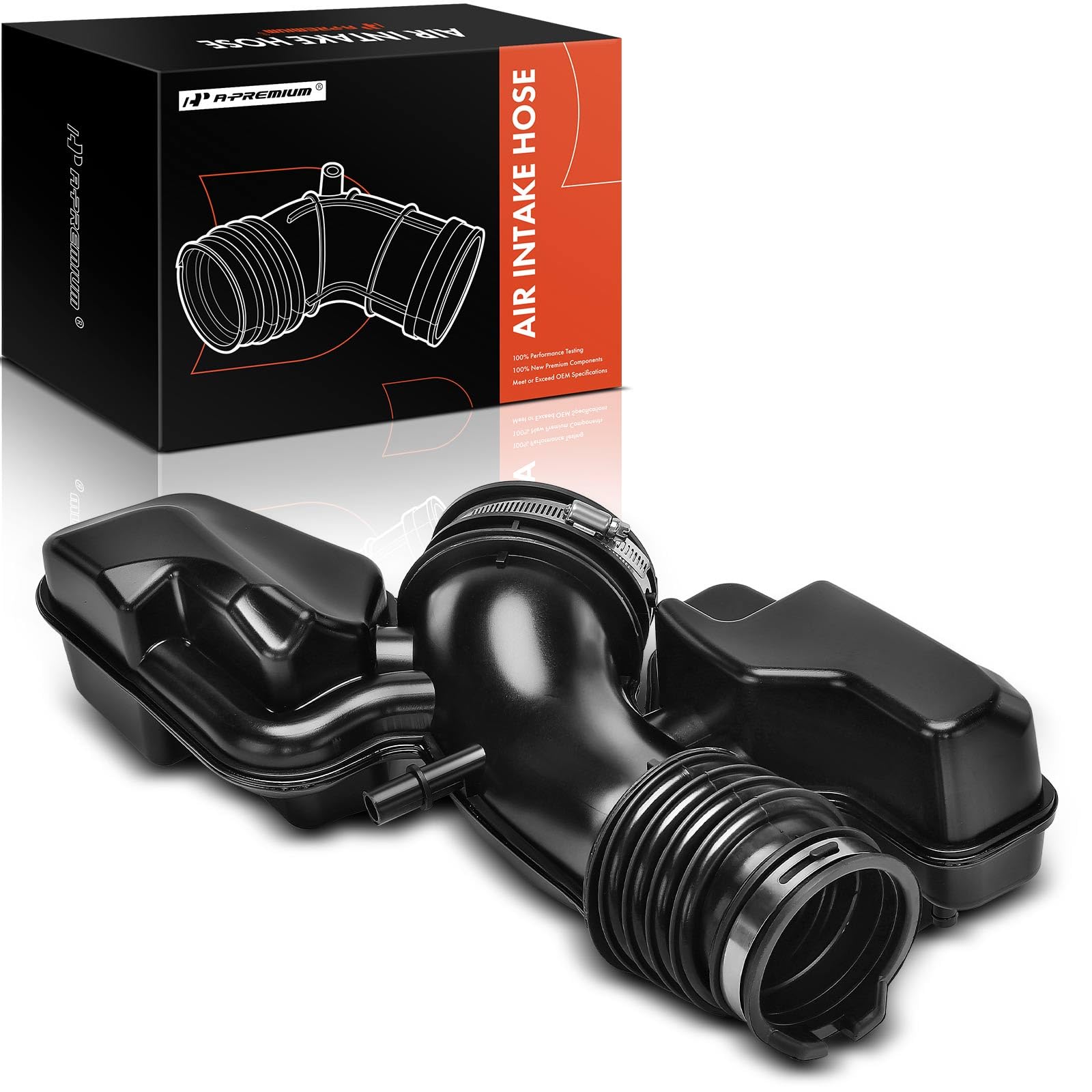 Photo 1 of A-Premium Engine Air Clean Intake Tube Hose W/Clamps Compatible with Ford Explorer 11-19, Flex Taurus 13-19, Police Interceptor Sedan Utility 13-19 & Lincoln MKS 13-16, MKT 13-19, For# BB5Z9B659D