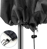Estefanlo Parasol Cover Waterproof Windproof 210D Oxford Extra Large Cantilever view 3