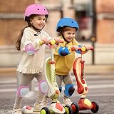 Lyefancy Kids Bike Helmet Toddler Adjustable for Cycling Scooter Skating Blue S view 2