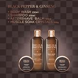 Baylis & Harding Black Pepper & Ginseng Grooming Gift Set 250ml 100g vegan view 3