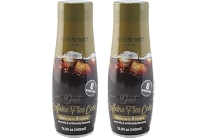 SodaStream Diet Caffeine Free Cola, 440ml 2 Pack, 14.8 Fl Oz
