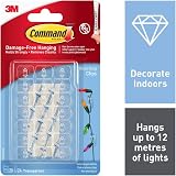 Command Decorating Clips Clear 20-Clip 17026CLR-ES view 2