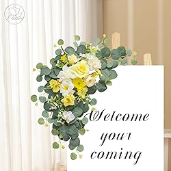 Odouzy Artificial Wedding Arch Flowers for Wedding
