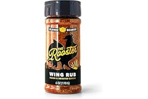 Blonde Beard's Buffalo Wing Sauces and Wing Rub. Elevate your Wing Game. (Pack of One, Mild Wing Rub)
