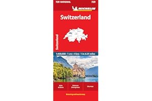 Michelin Switzerland Map 729