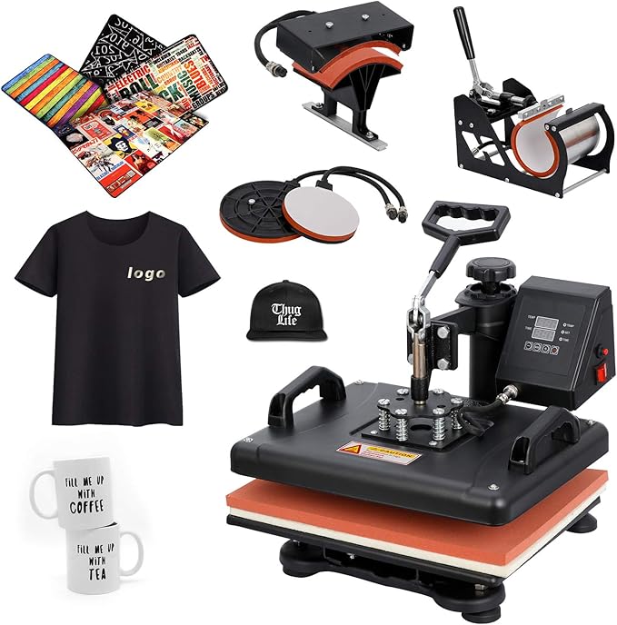 f2c pro 5 in 1 heat press machine