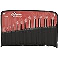 Mayhew Tools 62254 Pilot Punch, 12-Piece Set, Black Oxide Finish
