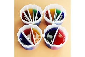 ASAISWO 4 Pcs Silicone Mixing Cup Resin Split Cup Jewelry Resin Casting Molds Handmade Silicone Mold for Resin Candle Making Molds Craft Supplies 3D Mold Resin Mold Sculpture Mold Resin DIY Mold