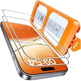 TOCOL for iPhone 17 Screen Protector, Easy Installation | Bubble-Free, 9H+ Tempered Glass, Military Grade Shatterproof, Anti-Scratch, Case Friendly HD Clear 6.3" 2 Pack