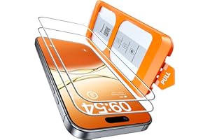 TOCOL for iPhone 17 Screen Protector 6.3 inch 9H Hardness Military Grade Shatterproof HD Tempered Glass for Full Coverage Protection 2 Pack