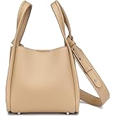 YONBEN PU Leather Tote Bag Slouchy Handbag with Zipper Stylish for Women's