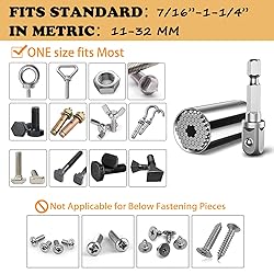 Mofeetools Universal Socket 11-32 mm Chrome Steel