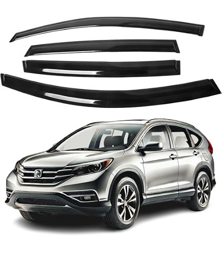 thumbnail image 2 of 4-Piece Front & Rear Mud Flaps For Honda CR-V 2012-2016 – Black PP Plastic, Direct Replacement 2 of 4