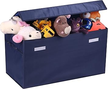navy blue toy chest