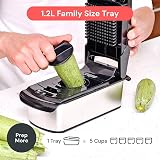 Fullstar Pro 14-in-1 Vegetable Chopper & Mandoline Slicer Black view 6