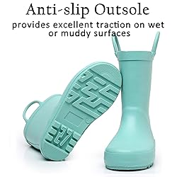 LANCDON Toddler Rain Boots for Boys and Girls
