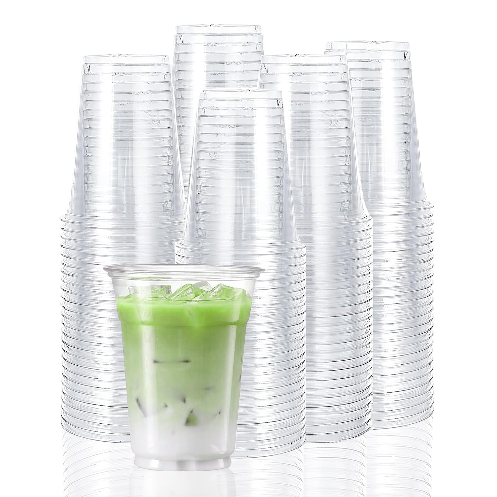 Photo 1 of ***(OPEN PACKAGING, MISSING PIECES-SELLING AS IS)***
TashiBox 12 Ounce - LESS THAN 100 Count Plastic Cups for Cold Drink, Disposable Coffee Cups