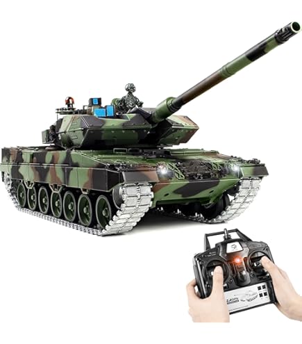 おもちゃ RC BATTLETANK LEOPARD2 A5 KJ639 Amazon.com: Supdex 1/24 RC Battle Tank Set, Remote Control Russian