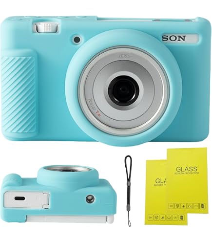 Amazon.com : Rieibi ZV-1F Camera Case, Soft Silicone Protective