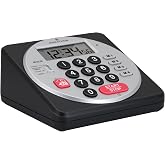 MARATHON Commercial Grade 100-Hour Digital Timer with Keypad | Loud Adjustable Alarm, Flashing Visual Alert, Count-Up and Countdown Modes, Clock Function