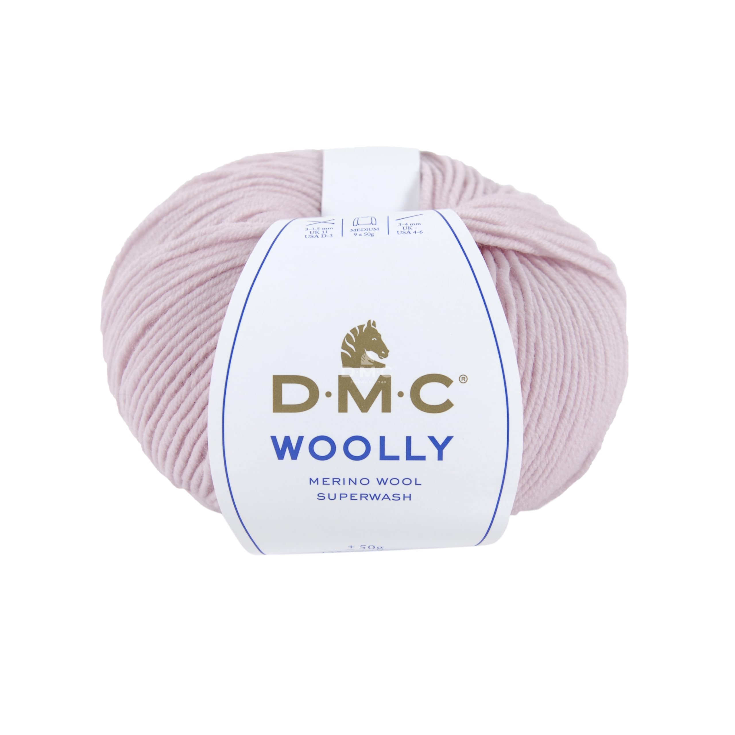 DMC Woolly Merino Yarn, Colour (041), Pale Pink, 50g — image 1