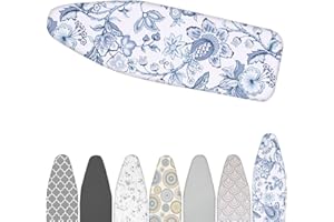 Anti Scorch Ironing Board Covers, Cotton Iron Board Cover, 36x13 38x13 43x14 48x15, Ironing Board Replacement Cover with Cott