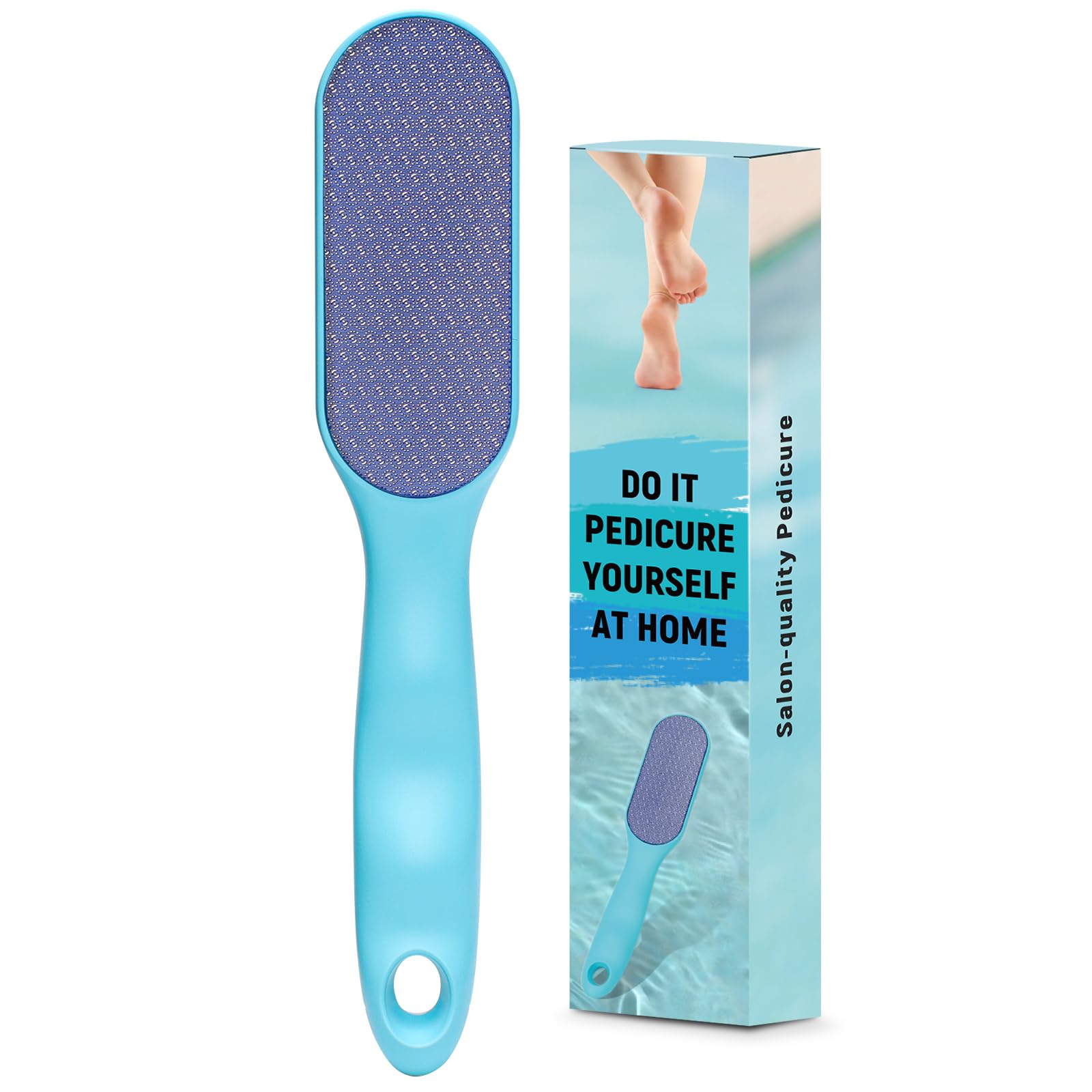 Euqvunn Nano-Glass Foot File, Feet Hard Skin Remover, Professional Gentle Hard Skin Remover Foot, Foot Files for Hard Skin, Effective for All Skin Types for Men & Women