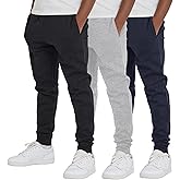Ultra Performance 3 Pack Boys Sweatpants Kids Clothes Active Soft Fleece Joggers for Boys Size 4-20