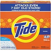Tide 85006CT Powder Laundry Detergent, Original Scent, 143 oz Box, 2/Carton