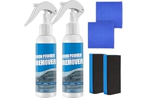 PIGDUN Ouhoe Iron Powder Remover, 2023 New Ouhoe Car Rust Removal Spray 100ml,Car Rust Remover Spray Metal Surface Chrome Paint Car Cleaning,for Rust Removal of Various Metals(2Pcs*100 ml)